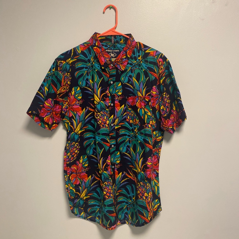 Short sleeve bottom up shirt